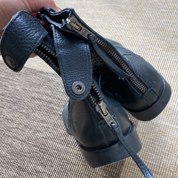 J.Crew pebbled leather flat booties - Picture 4 of 9